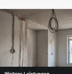 Unterputzarbeiten im Rohbau